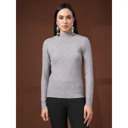 Mafadeny Grey Regular Fit Pullover-picture-29