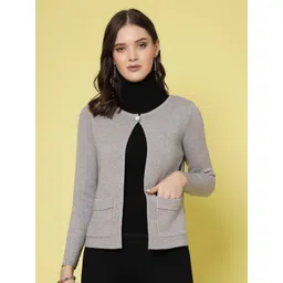 Mafadeny Long Sleeves Button Shrug-picture-53