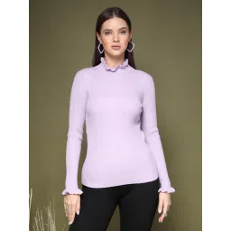Mafadeny Mauve Regular Fit Pullover-picture-25
