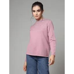 Mafadeny Mauve Regular Fit Pullover-picture-37