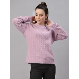 Mafadeny Mauve Regular Fit Sweater-picture-18