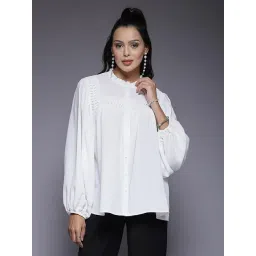 Mafadeny White Regular Fit Top-picture-16