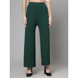 Mafadeny Women Flared Knitted Trousers-picture-36