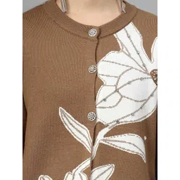 Mafadeny Women Floral Printed Cardigan image 2