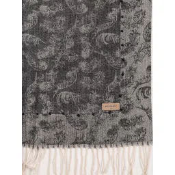 Mafadeny Women Printed Stole with Fringes Edges image 5