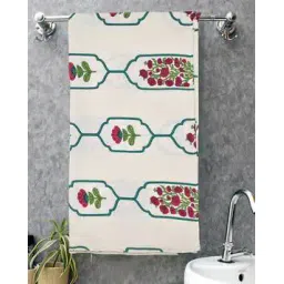 mafatlal Floral Print Cotton Towel Sets-picture-11