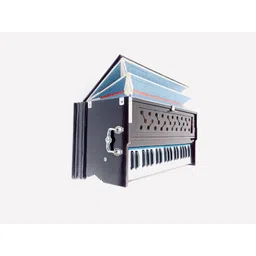 Octave Hand Pumped Harmonium (Three Fold Bellow, Bass Reed, Male Reed) M.M 3 1/4 Octave, Double Bellow, 39 Keys,7 Stopper 3.2 Octave Hand Pumped Harmonium-image-20