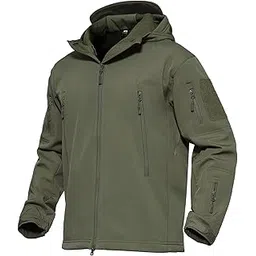 magcomsen Men's Tactical Jacket 7 Pockets Performance Fleece Lined Water Resistant Soft Shell Winter Coats-picture-31