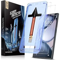 MAGIC JOHN 2 Pack for Samsung Galaxy S25 Ultra Tempered Glass Screen Protector, Auto Dust-Elimination Installation, Bubble Free, HD Clear, Easy Installation-image-20