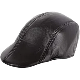 magic Black Leather Golf Cap for Women-picture-21
