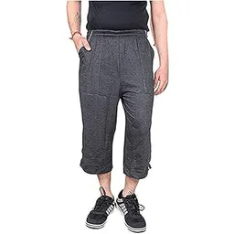 magic Mens Cotton Three by Fourth, 3/4, Capri, Three Quarter (Grey)-(Pack of 01)-picture-38