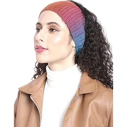 magic needles Headband Earwarmers for Winters | Handmade with Woolen Unisex Earwarmer Earmuffs Earcap Earcover Soft Headwrap Warm Winter Accessories-picture-38