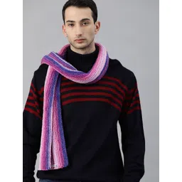 Magic Needles Men Self Design Acrylic Scarf-picture-28