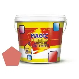Magic Paints 1101 10kg Pale Rose Matte Finish Acrylic Distemper Paint-picture-11