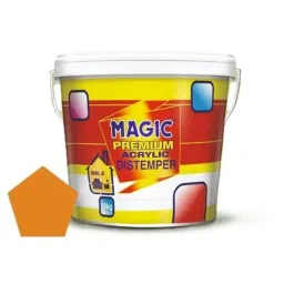 Magic Paints 1101 5kg Orange Vision Matte Finish Acrylic Distemper Paint-picture-22