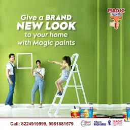 Magic Paints 1101 5kg Sunrise Matte Finish Acrylic Distemper Paint image 5