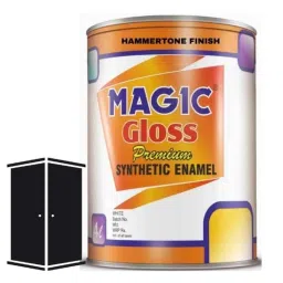 Magic Paints 20 Liter Smoke Grey Premium Synthetic Enamel Paint with Hammerstone Finish image 1