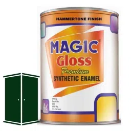 Magic Paints 200ml Emerald Green Premium Synthetic Enamel Paint with Hammerstone Finish-picture-27