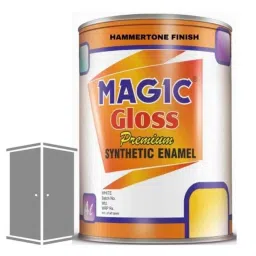 Magic Paints 200ml Silver Grey Premium Synthetic Enamel Paint with Hammerstone Finish-picture-35