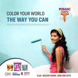 Magic Paints 2201 Ajooba 10kg Sunrise Matte Finish Acrylic Distemper Paint image 2