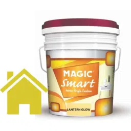 Magic Paints Smart 10 Liter Lantern Glow Matte Finish Interior Acrylic Emulsion Paint-picture-38