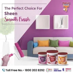 Magic Paints Smart 10 Liter Mint Matte Finish Interior Acrylic Emulsion Paint image 3