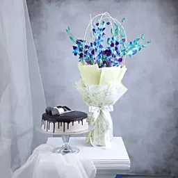 Magical Orchids N Cake Gift Combo-picture-22