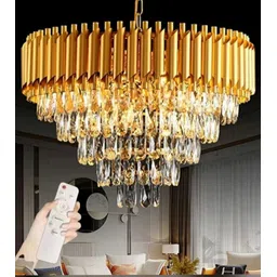 maginato 500mm gold Bluetooth Remote Control Moving Chandelier @7 Chandelier Ceiling Lamp-picture-35