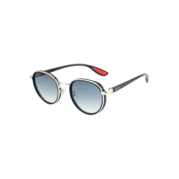 MAGNEQ Blue UV Protection Oval Unisex Sunglasses-picture-27