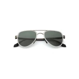 MAGNEQ Unisex Green Polarised Lenses Grey Aviator Sunglasses MG T008/S C6-picture-28