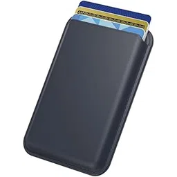 Magnetic Wallet Card Holder (MagFit) Designed for MagSafe for iPhone 16 Plus Pro Max, iPhone 15, iPhone 14, iPhone 13, iPhone 12 Models, Unisex Adult Leather Magnetic Card Wallet Holder (Night)-image-10