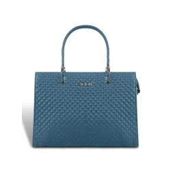 Magnolia Blue Quilted Satchel-picture-20