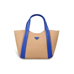 Magnolia Blue Textured Satchel image 1