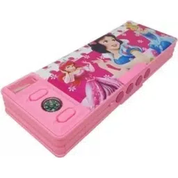 mahakal online store Barbie Password Protected Cartoon Printed Art Plastic Pencil Box-picture-27