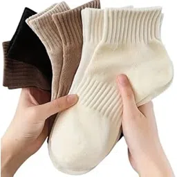 mahantnishth MAHNTNISHTH 6 Pairs Of Women Premium Cotton Ankle Socks – Soft, Breathable, Everyday Comfort Socks for Women (6 Pairs Of Neutral Colour Pack)-picture-27