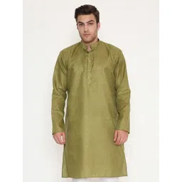 Maharaja Floral Woven Design Mandarin Collar Straight Kurta-picture-20