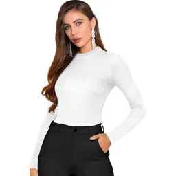maheshvi Casual Regular Sleeves Solid Women White Top-picture-18
