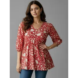 Maheshvi Floral Print Top-picture-41