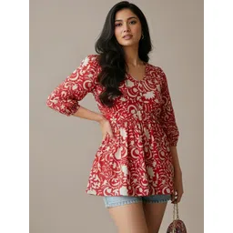 Maheshvi Floral Print Top-picture-36