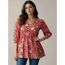 Maheshvi Print Top-picture-16