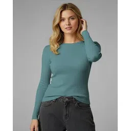 maheshvi Women Ribbed Fitted Top-picture-14