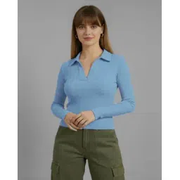 maheshvi Women Ribbed Full-Sleeve Top-picture-16