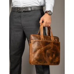 MaheTri Men 15 Inch Leather Laptop Bag-picture-26