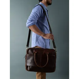 MaheTri Men Leather Laptop Bag-picture-14