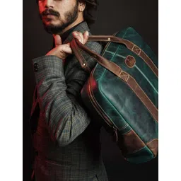 MaheTri Men Leather Laptop Bag image 4