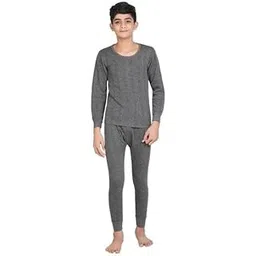 Mahi Fashion Kids Thermal Top & Bottom Set, Unisex, Cotton Blend, Full Sleeve, Round Neck-picture-12