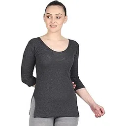 mahi fashion Women Thermal Top Winter Wear 3/4 Sleeves Innerwear Cotton Pack of 1-picture-16
