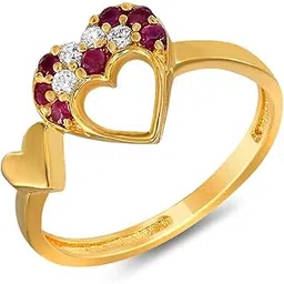 mahi Gold Crystal Ring For Women-picture-20
