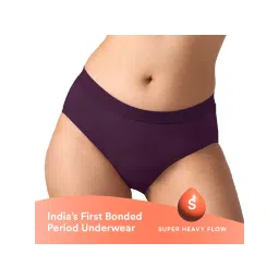 Mahina Cotton Period Panty For Girls & Women - Berry Purple-S-picture-12
