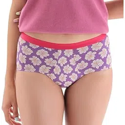mahina Teen Period Panty for Girls | Indie Floral | Mid-Rise | Cotton, Leak-Proof, Body-Safe, Reusable, Beginner Friendly, Stain & Rash-Free-picture-12